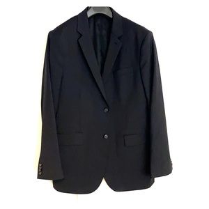 Express Black Pinstripe Blazer 44R